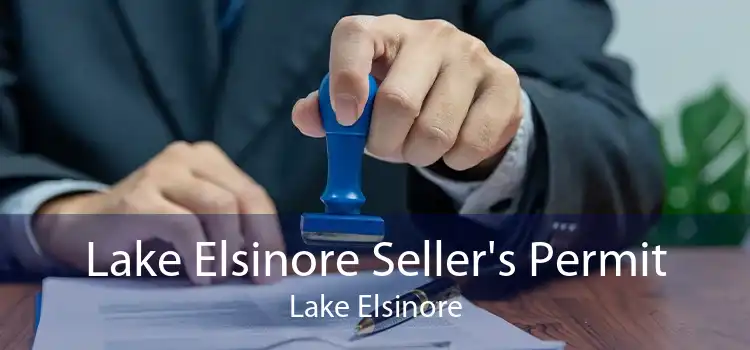 Lake Elsinore Seller's Permit Lake Elsinore