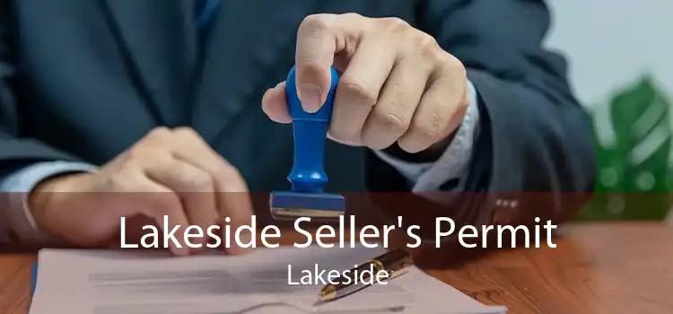 Lakeside Seller's Permit Lakeside